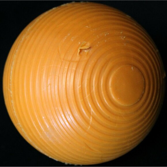 Franklin Replacement Croquet Ball - Ribbed Solid Orange - 8.5" Circumference - Picture 2 of 8